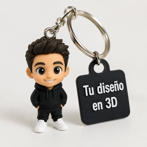 Llavero 3D personalizado